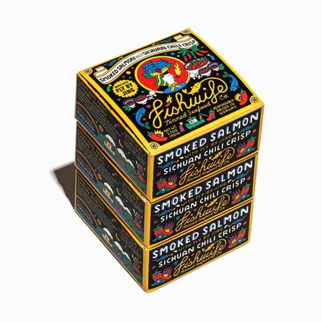 Smoked Salmon with Fly By Jing Chili Crisp