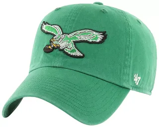 '47 Men's Philadelphia Eagles Kelly Green Legacy Clean Up Adjustable Hat