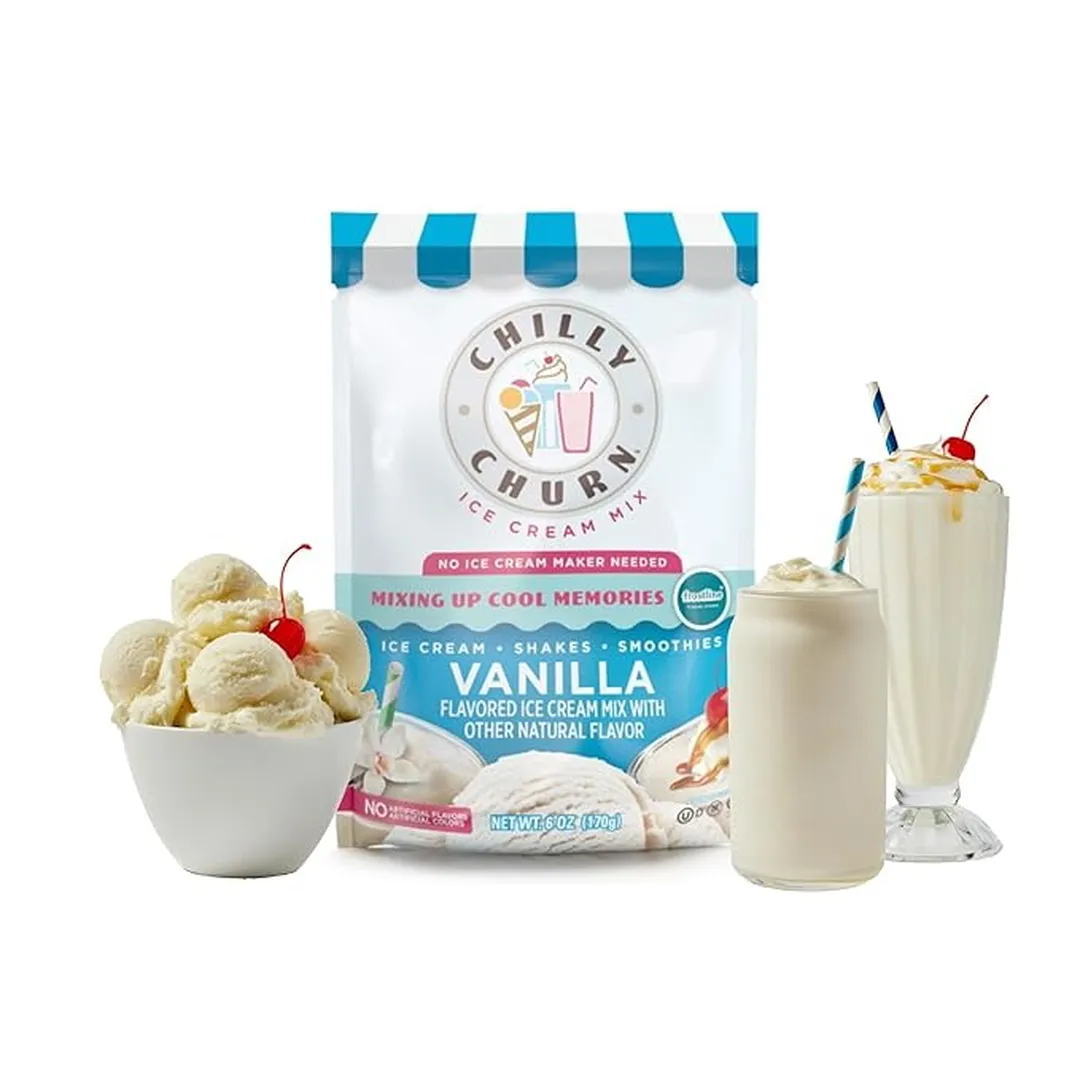 Chilly Churn Vanilla Flavored Ice Cream, Shakes & Smoothies