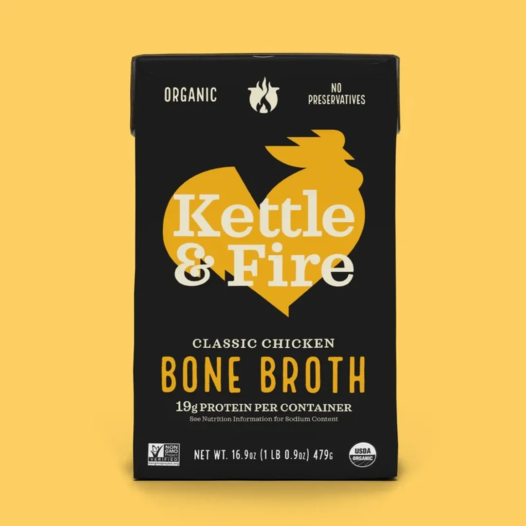 Kettle & Fire Chicken Bone Broth 6-pack