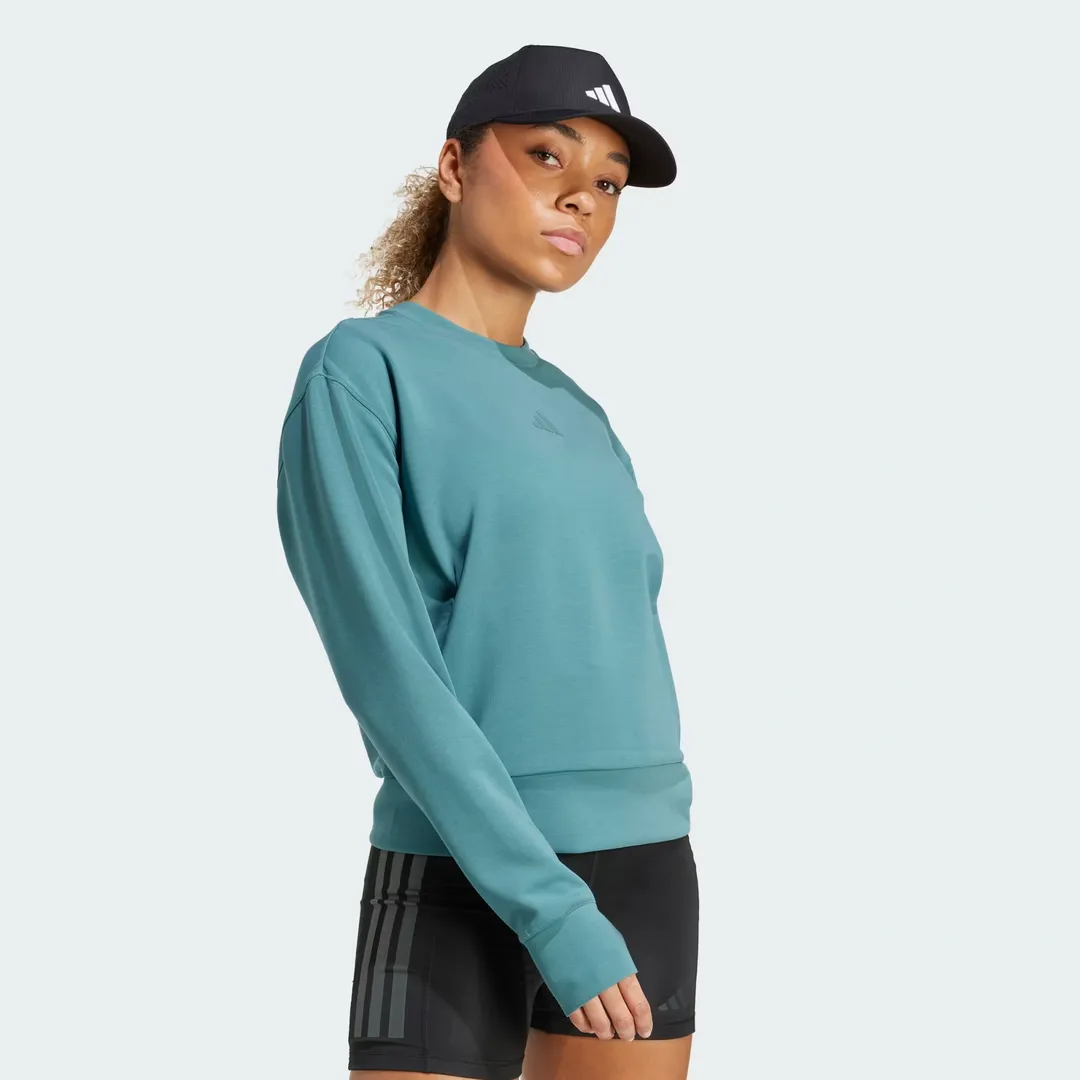 adidas Designed-for-Training Warm-Up Crewneck Sweatshirt