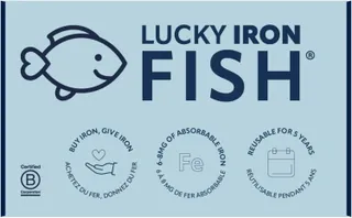 The Original Lucky Iron Fish ®. An Iron Supplement Alternative to Reduce Deficiency.