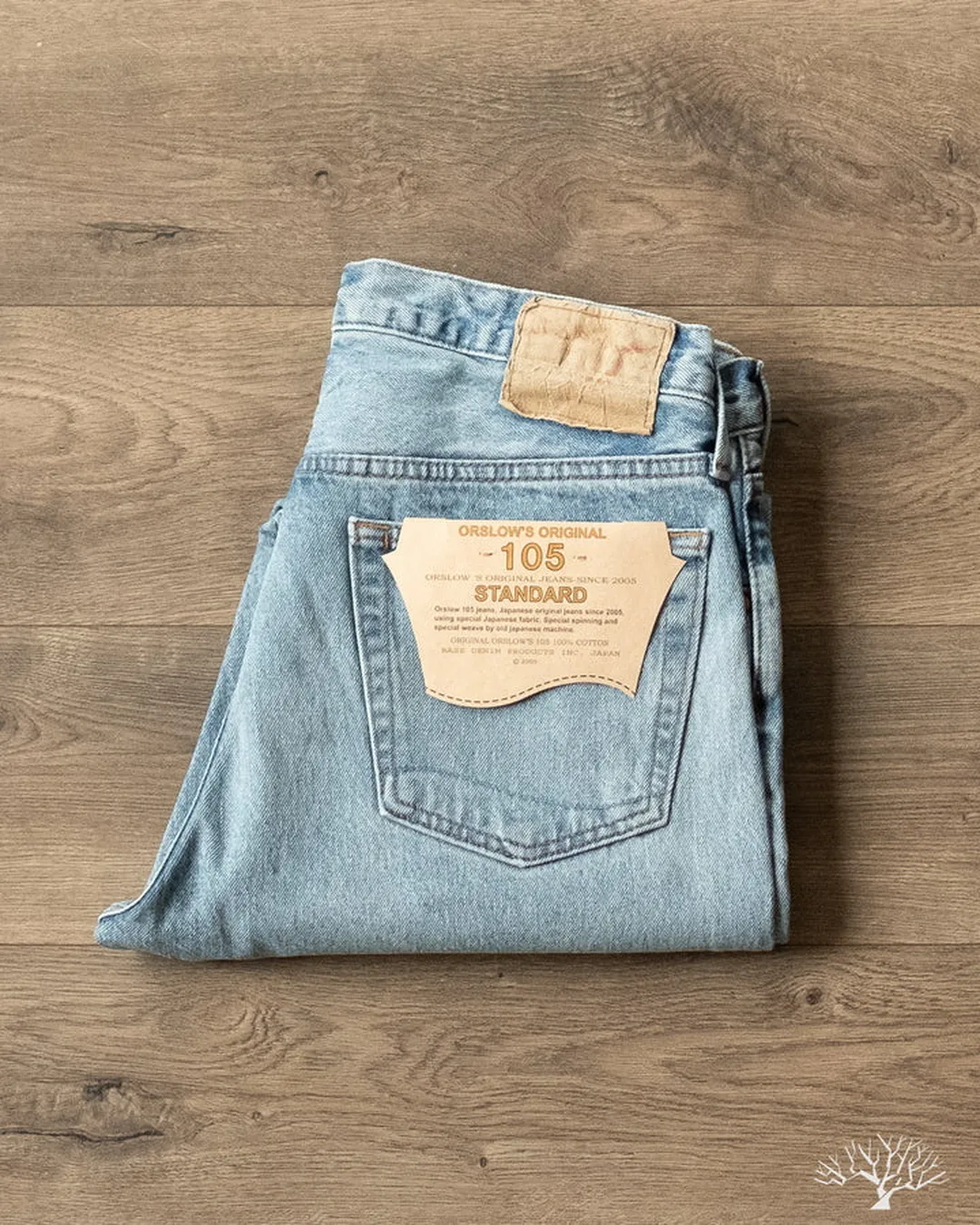 orSlow 105 Standard Fit Denim - 90's Sky Blue