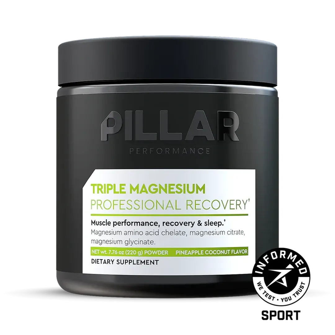 PILLAR Performance TRIPLE MAGNESIUM POWDER - Pineapple Coconut