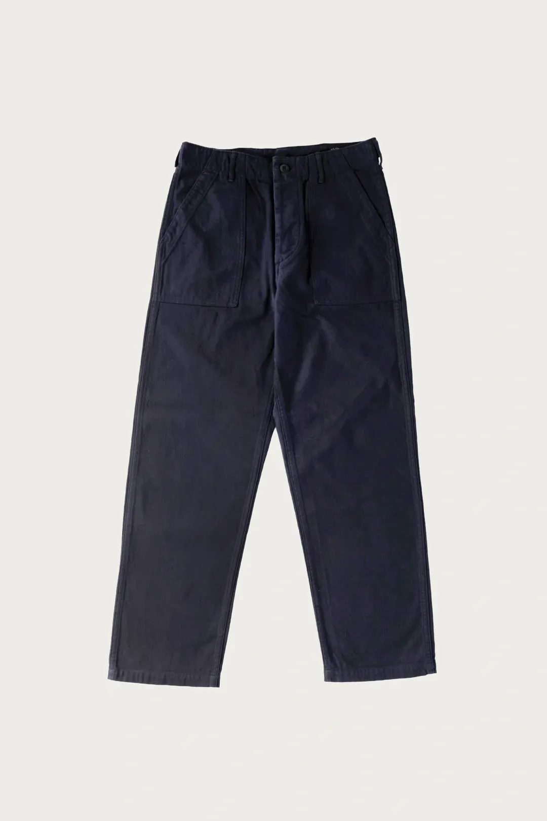 Brushed Flannel US Army Fatigue Pants - Dark Navy